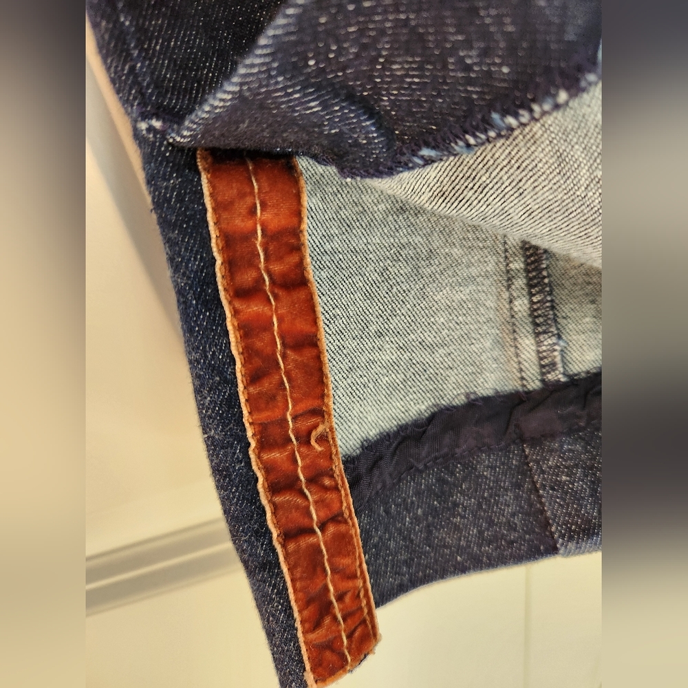 Anthropologie The Essential Slim Dark Wash Crop Jeans Size 4 - Picture 4 of 4